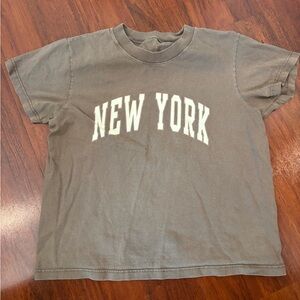 Brandy Melville Brown Ribbed Beanie